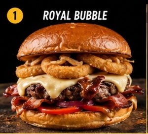Hamburguesa Royal Bubble